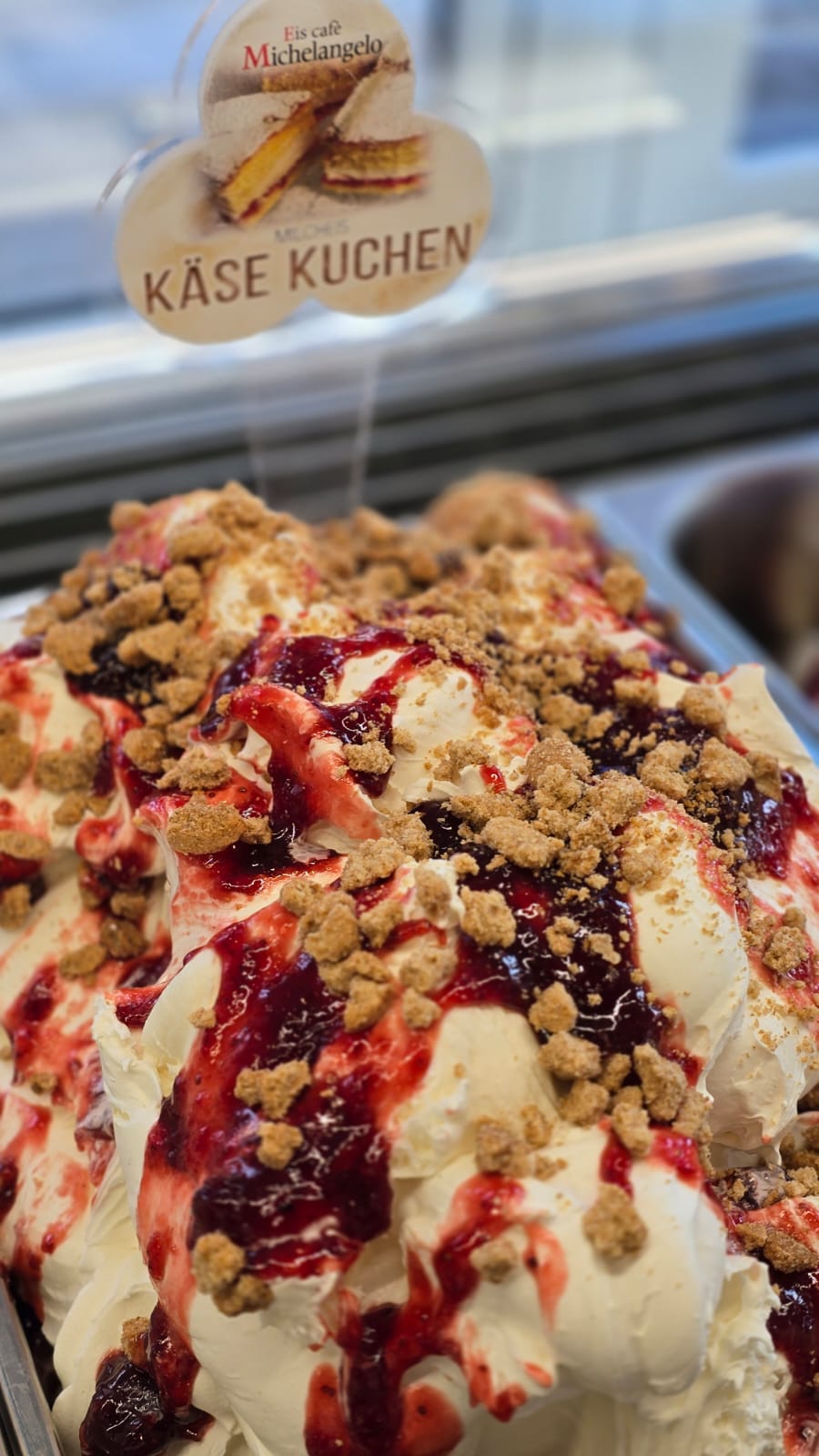 Eissorte K&auml;sekuchen